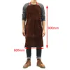 Welding Apron Leather Cowhide Protect Cloths Carpenter Blacksmith Garden Working Anti-scalding 220507