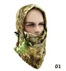 Zima Wiatroodporna Zachowaj Ciepły Polar Beanie Cap Outdoor Rower Narciarstwo Balaclava Kapelusz Narciarski Rower Motocykl Neck Warmer Hełm Kapelusze Full Face Maski Camo Tactial Hood