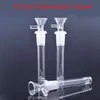 Produttore G.O.G downstem in vetro da 14 mm femmina a 18 mm maschio Accessori per fumatori stelo down con ciotola per erbe secche di tabacco per bong ad acqua