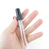 50/100PCS 2ML 5ML 10ML Schwarz Klar Tragbare Mini Parfüm Glas Flasche Leere Kosmetik Flasche probe Dünne Glas Fläschchen Großhandel 2 220711