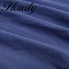 Mode pure kleur ronde nek kanten accessoire jurk losse temperament mouw geborduurde katoenen linnen fabriek directe verkoop 220613