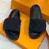 Pantofola da donna di alta qualità Designer Sandali da uomo Moda Pantofole casual piatte Stampa in tessuto genuino Infradito Taglia 35-45 2022