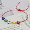 Colorful evil eye bracelet acrylic gold bead bracelet designer jewelry woman party red rope knot South American Blue Eyes Bracelets for Teen Girls Size Adjustable