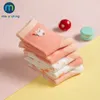 5 paia di calzini Jacquard Cat Comfort in caldo cotone di alta qualità per bambini e bambine, calzini per bambini nati Miaoyoutong 220514