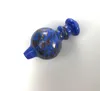 Smoking Heady Spinning Bubbler Carb Caps Glass Water Bongs Accessories 35mmOD Round Ball Style For Quartz Thermal Banger Nail