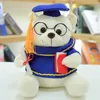 Schattige Dr. Bear Knuffel Gevuld Zachte Kawaii Teddybeer Dierlijke Pop Student Afstudeercadeau