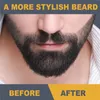 Beard Filling Pen Kit Barber Pencil With Brush Salon Facial Hair Engraving Styling Eyebrow Tool Male Mustache Repair Shape