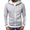 Automne Hiver Nouveaux Hommes Hoodies Sweat Casual Solid Zipper Cardigan À Capuche Sweats Hommes Slim Sweat À Capuche Streetwear M-3XL L220704