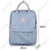 Coole student vrouwelijke mode rugzak waterdichte schattige dames schooltas lading laptop wit boek kawaii girl college backpack reizen 220817