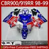 Honda CBR919 CBR 900 919 RR CC 98-99 Yıl Vücut 127NO.16 CBR 919RR 900RR 919CC CBR900 RR CBR919RR 98 900 900CC CBR919RR 1998 1999 PERSORLARI SICK CASTROL RED BLK