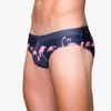 Sexy Flamingo Print Swimwear Mens Swimming Briefs Truks Bikinis Pool Low Waist Men Swimsuit Man Beach Surfing Shorts Swim Trunk 220509