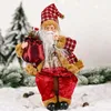 Christmas Decorations Santa Claus Decoration Decorative Desktop Figure Portable Lifelike Doll Figurine Ornament Home DecorChristmas