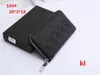 Mens Black Senaste långa plånbok för kvinnor Designer Purse dragkedja Bag damkort Holder Pocket Top Quality Coin Hold Credit Card Hold5880709