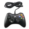 새로운 USB 유선 Xbox 360 JoyPad Gamepad Black Controller 소매 상자