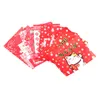 ギフトラップPC/ロットかわいい温かい白いクリスマス飾りお祝いの赤いヌガー包装紙そりの木の装飾diyキャンディペーパーギフト