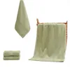 Serviette 3pcs / Set Serviettes de bain Set Douche rayée Salle de bain Accueil Spa Visage pour adultes Enfants Blanc Marron Gris