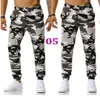 Calças masculinas homens múltiplas cores camuflagem carga algodão camo harem joggers calças com bolsos esportes ao ar livre calças men'212y