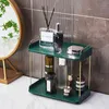 Layers Nordic Bathroom Cosmetic Floor Shelf Make Organizer Jewelry Container Brush Holder Lipstick Perfume Storage Rack J220702