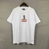 Męskie koszulki Kith Pocałunek Wspólny Pamięci Singerka Childrens Explosive Head Okoła szyi krótki rękaw i koszulka damska 9xpe 2