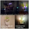 Party Dekorationssensor LED Night Lights Plug light für adts kids nightlight ausaye Farbe wechseln süße Pilzblumenwandlampe Amgkx