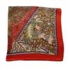 2pc Mulheres 100% Silk Square Sconhef Cravat Bandchief Bag Acessórios de 53cm Largura 53cm