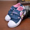 Scarpe traspiranti Denim Bambini Canvas principessa Sneakers Scarpe casual traspiranti Ragazze Nuove scarpe moda per bambini