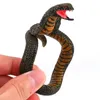 Pythonブレスレットシミュレーションヘビ動物モデルフィギュアプラスチック楽しい子供向けの子供向けの子供向けの子供向けのおもちゃハロウィーンのおもちゃ