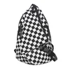 schoolbag 여성 대학 작은 신선한 버전 초등 및 중등 학교 학생 배낭 격자 다목적 배낭 트레킹 가방