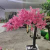 8ft hög enorm konstgjord blommorskap Cherry Tree för utomhus trädgård som önskar träd bröllopsguide rekvisita dekoration