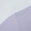 510 2022 Summer Kint Short Sleeve Crew Marka w tym samym stylu Sweter Purple Pullover Women Ubrania Mingmei