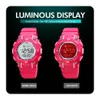 5Bar 방수 어린이 스포츠 시계 Chrono Stopwatch 알람 LED 가벼운 키즈 손목 시계 소년 소녀 디지털 시계