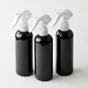 200pcs/lot 300ml Black Plastic Spray Bottle with trigger