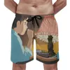 Menshorts My Neanver Totoro Board Mei ADORABLE Söt strand Kort byxor Skriv ut stora storlekar Simstropar Gift Mens Naom22