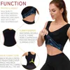 Body Shaper Set Gilet per sauna per il sudore Pantaloni termici dimagranti Cintura fitness Cintura per il controllo della pancia Allenatore modellante Fascia per allenamento Canotta L220802