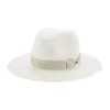 نساء الصيف واسعة الحافة قبعة الصلبة khaki bowknot الفرقة عارضة khaki البيض شاطئ الشمس القبعات sombreros de mujer