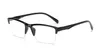 Güneş gözlüğü 6 çift Siyah Yarım Çerçeve Okuma Gözlüğü Yorgunluk Önleyici Gözlük Büyüteç 0.25 0.75 1.25 1.75 2.25 2.75 3.25 3.5 4.0Güneş Gözlüğü