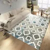 Mode Geometrische Geruite Tapijt Zacht Flanel Slaapkamer Tapijt Nachtkastje Keuken Mat Home Decor Grote Woonkamer Tapijt Carpet283q9428754