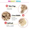 18-24 pouces Ocean Wave Crochet Tresse Cheveux Hawaii Afro Curls Naturel Synthétique Tressage Extensions Rose 613 Expo City 220610