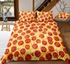 Ensembles de literie Burger poulet rouleau ensemble De Cama 3d King Size linge de lit Textiles de maison Pizza couette QueenBedding