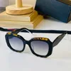 Vintage ponadwymiarowe okulary przeciwsłoneczne Kobiety 2022 Big Rame luksusowy projektant Trójkąt Słońce szklane dla damskich mody cateye okulary słone