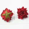 Dekoracyjne kwiaty wieńce 10pcs jedwabne róże głowica sztuczna fałszywa kwiatowa droga LED Dekoracja ślubna na pudełko na prezent DIY wieniec wieloskładany