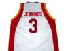 Xflsp mens BRANDON JENNINGS # 3 OAK HILL HIGH SCHOOL Maglia da basket Demons Retro Custom Throwback Fan Sports Jersey Abbigliamento