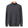 Jesienna zima męski Sweter Turtleeck Wysoko jakościowa moda swobodna wygodna wygoda gruba sweter męska marka 220815