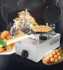 Macchina per il pane Macchina per snack in acciaio inossidabile Waffle per uova Gas domestico Pan antiaderente Focaccine Pane Phil22