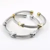 Charm Bracelets MSX Classical Charms Bracelet Starfish Punk Cable Twist Wire Stripe Wedding Party Jewelry Acceso