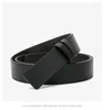 Cintos NFC Chip Belt Men's Headless Leather sem fivela camada de cabeça gado sobressalente de 3,4 cm de largura22