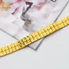 Trendy placcato in oro 24k oro a forma punk branco punk branco cubano catena oro coppia di braccialetti braccialetti per uomini regali di gioielli da donna 220726