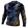 Herr t-shirts Summer Men's 3D Compression Shirt Bodybuilding Long Sleeve Anime Print T-shirt Cosplay Sweatshirt Warm Fitness Topsmen's