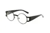Новые мужские классические маленькие круглые солнцезащитные очки.