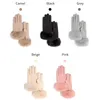 Cinq doigts gants femmes cachemire fourrure hiver écran tactile pour cyclisme conduite mitaines polaire doublé épais chaud